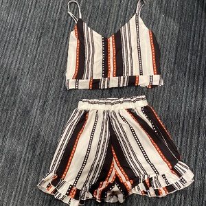 2 piece skort outfit